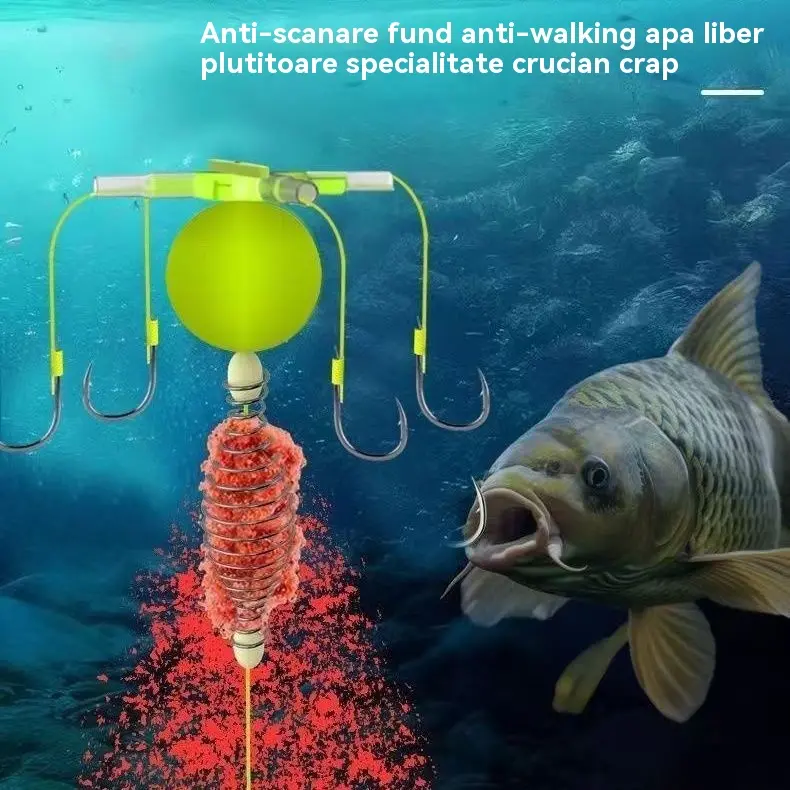 Anti-Tangle Spring Hook for Fishing | Improve Fishing Efficiency | Convenient & Practical