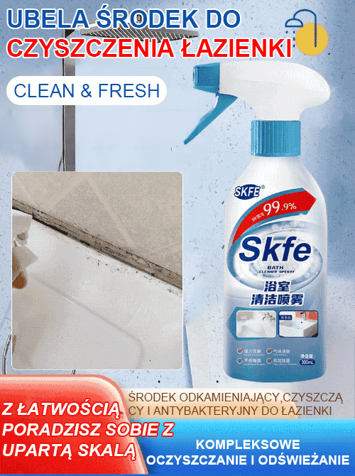 Powerful Bathroom Cleaner Spray | Removes Stains & Limescale | Fresh & Residue-Free