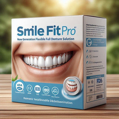 Smile Fit Pro Silicone Upper & Lower Fake Teeth Set