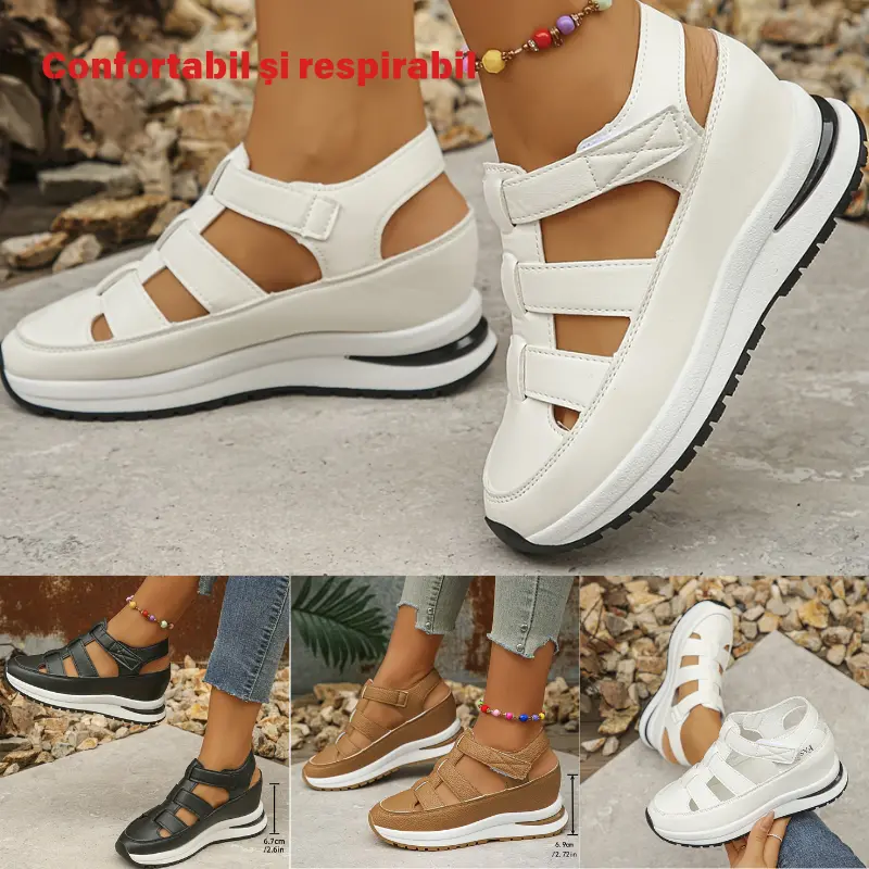 ID:2846 - Hollow-Out Casual Sandals | Breathable & Comfortable | Stylish & Versatile