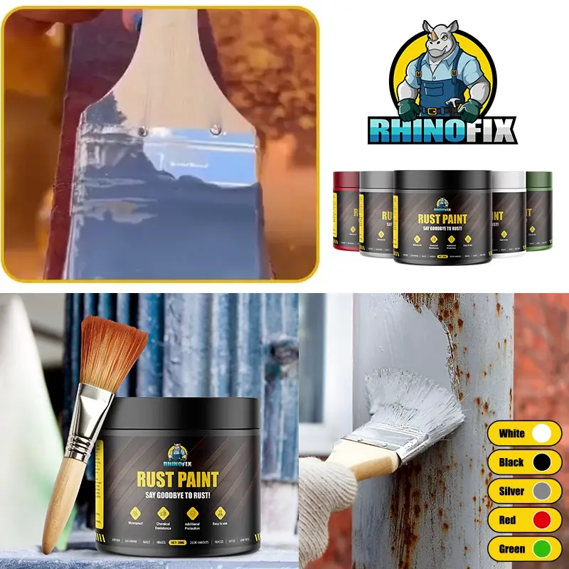 RHINOFIX™ Rust Paint – Rust and Corrosion Prevention Paint – 500ml