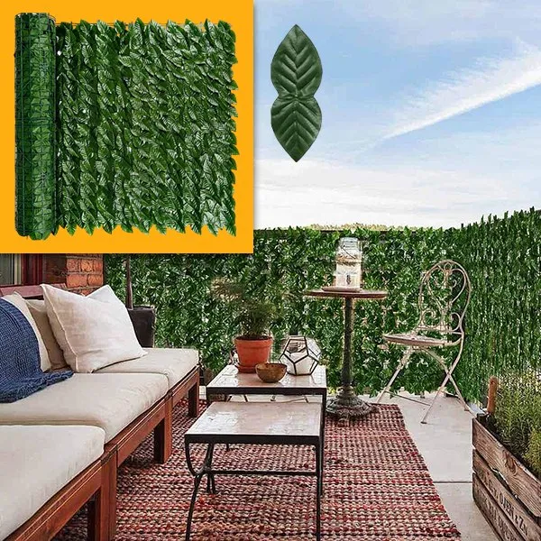 Panel ze sztucznych liści chroniący prywatność | LEAFPANEL