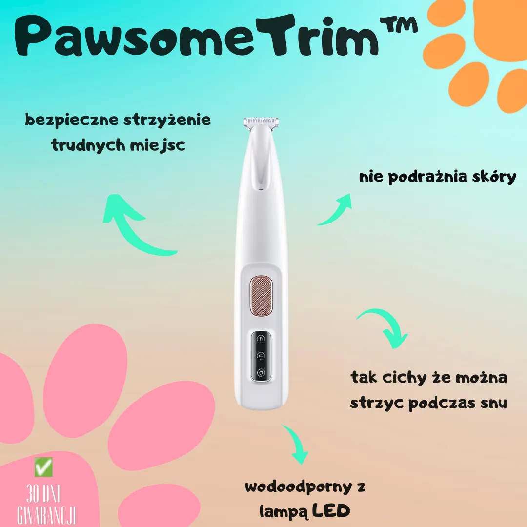 PawsomeTrim™ – precyzyjna maszynka do golenia trudno dostępnych miejsc