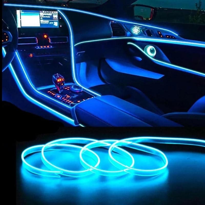 Luces Ambientales para Auto – LED de Colores para un Ambiente Romántico al Conducir