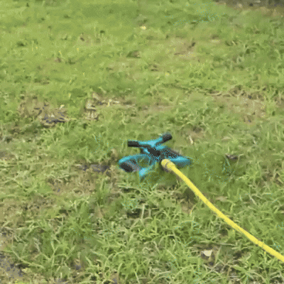 Girar automáticamente el artefacto de rociador de agua