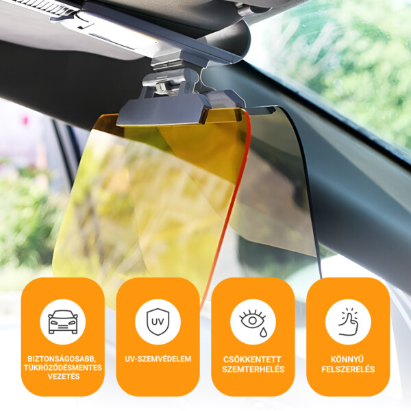 Visera para coche antirreflejos