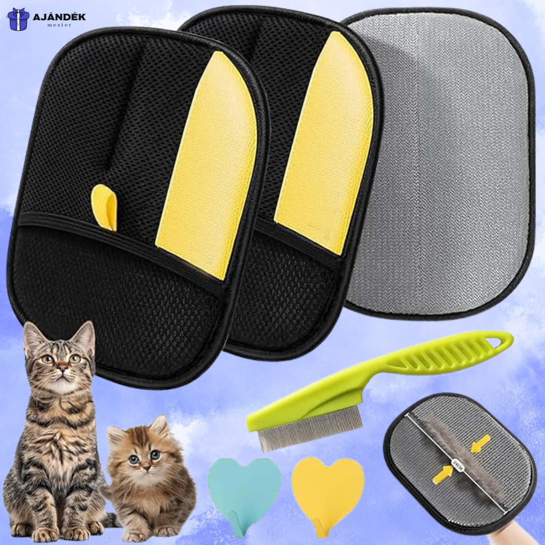 Guantes de depilación electrostática de mascotas