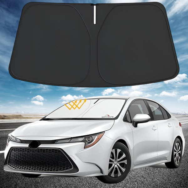 4-layer foldable car sunshade (145x80cm) | SUNDEO