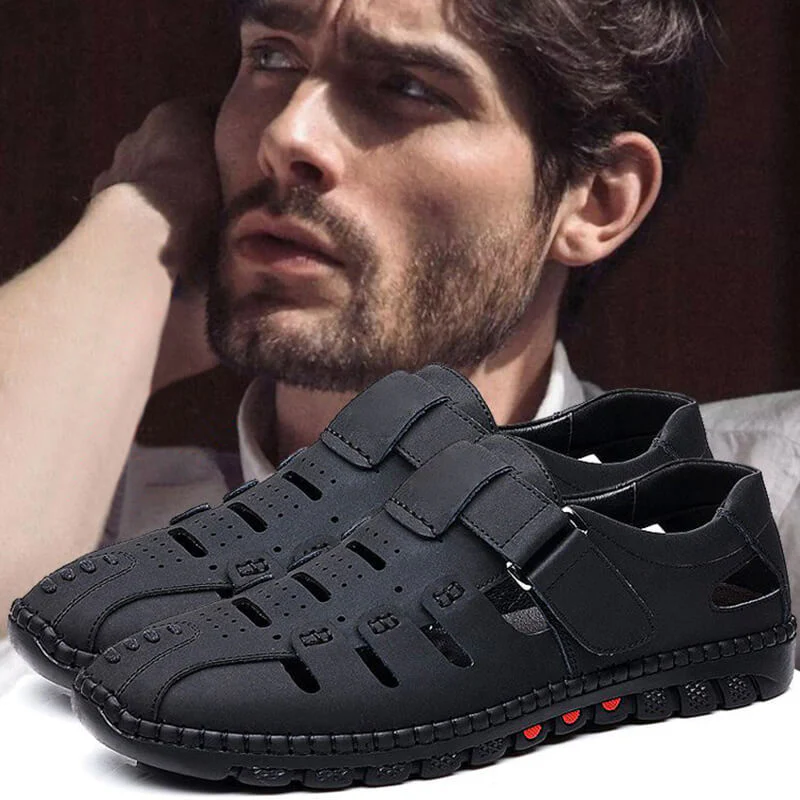 Stylish leather sandals