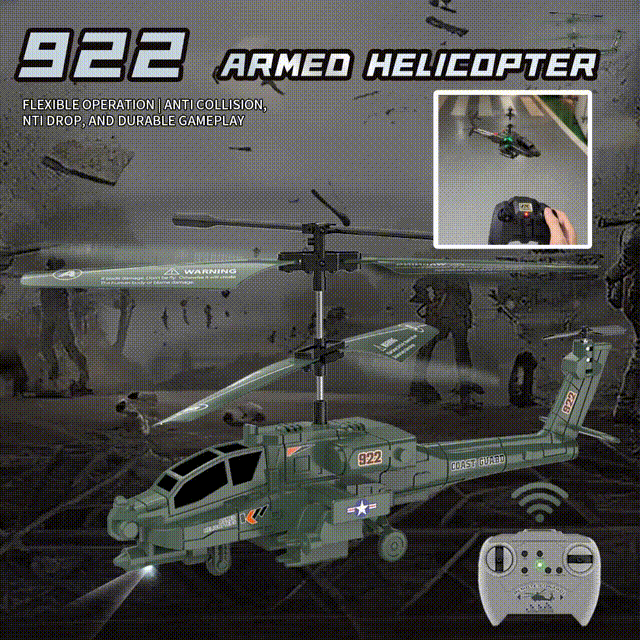 🚁 Remote Control RC Military Helicopter 🔥