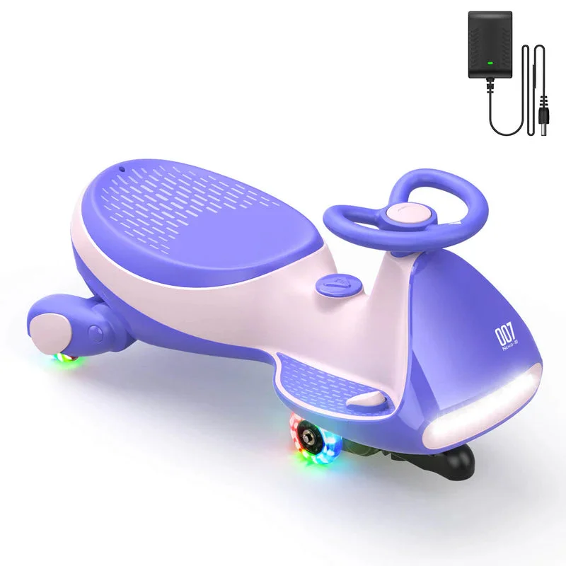 Electric Wiggle Car with Pedal, Ride on Toy