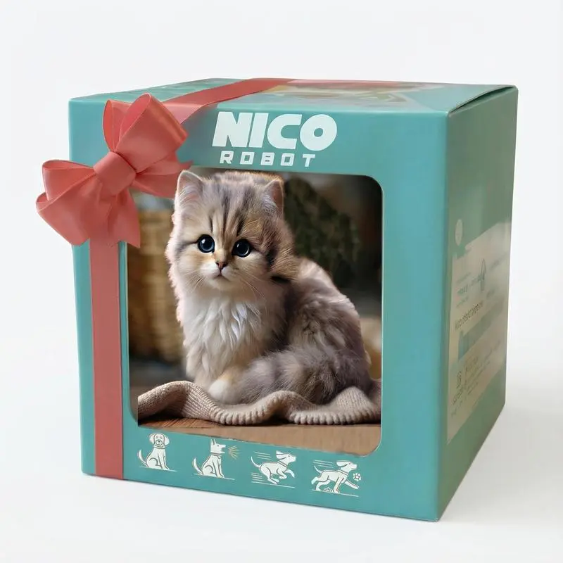 🔥Neue Produktangebote🔥 Interaktive Roboterkatze, realistisches Plüschtier, das laufen kann – ein echtes Weihnachts-Highlight!