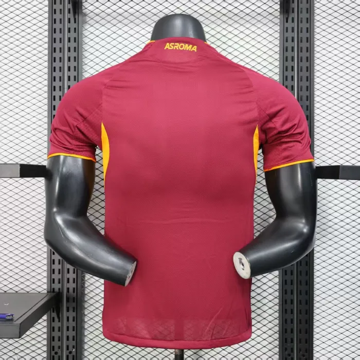 Player Edition - Roma 25/26 Home Football Jersey（No Advertisers）