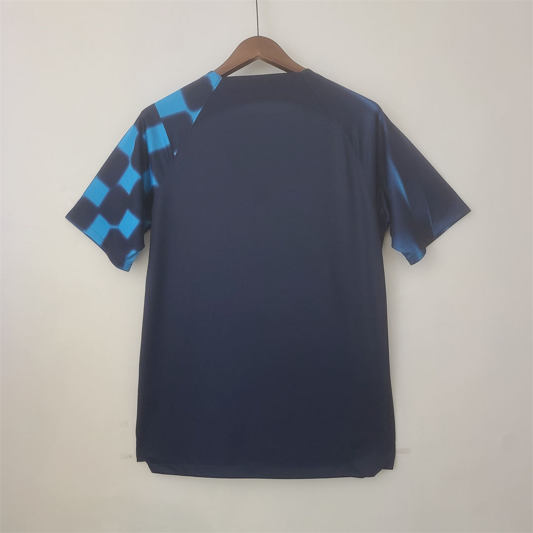 Croatia 2022 Retro Away Kit Football Jersey