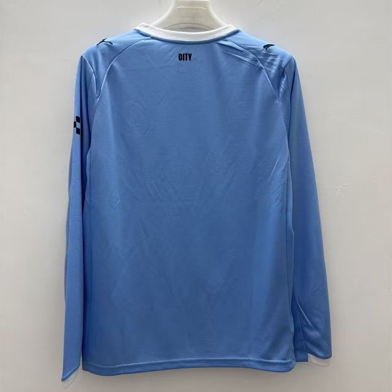 【S~4XL】Manchester City 25/26 Home Long sleeves Football Jersey