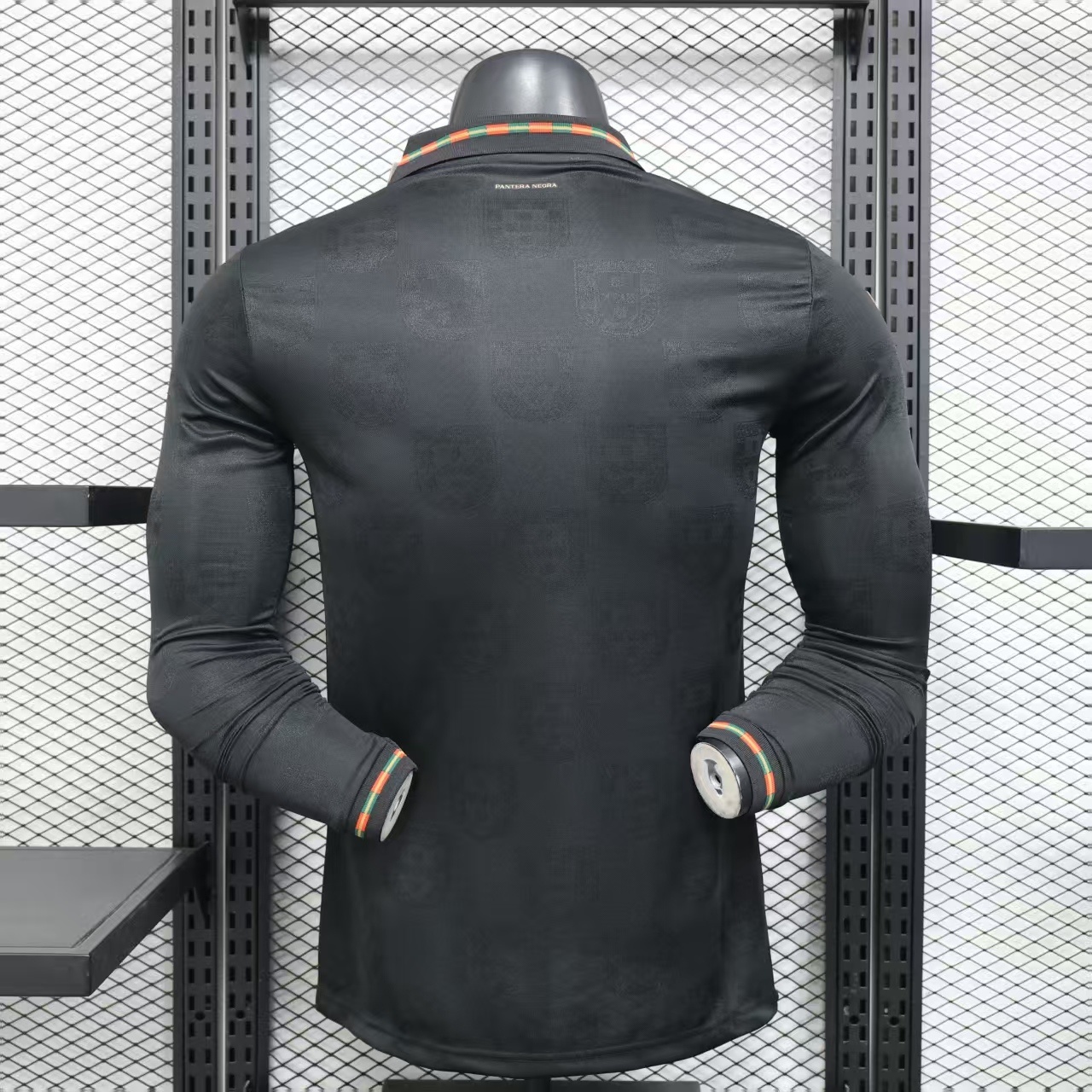 Player Version--Portugal 2025 Pantera Negra Special Edition Long Sleeves Jersey