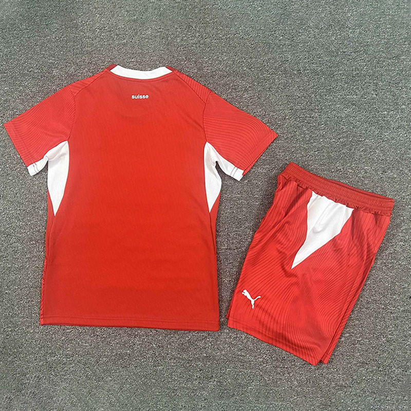 Kids Switzerland 2026 World Cup Home Jersey