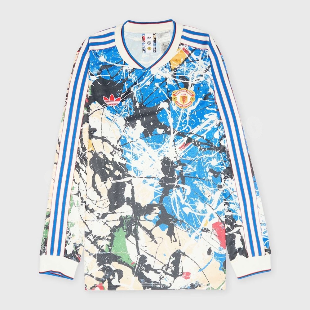 【S-4XL】Manchester United x Stone Roses 2026 Joint Long-Sleeves Jersey