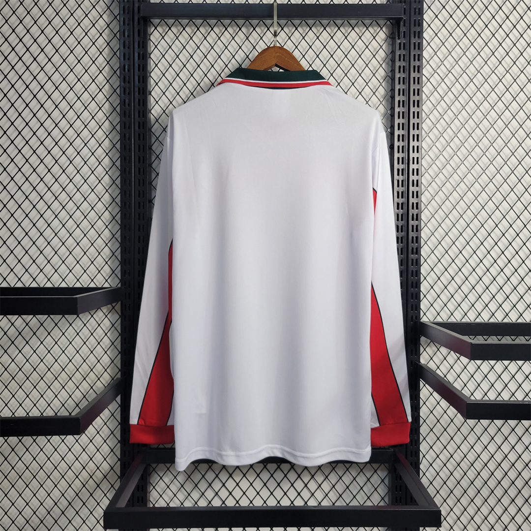 Morocco 1998 Retro Away Long-Sleeved Football Jersey
