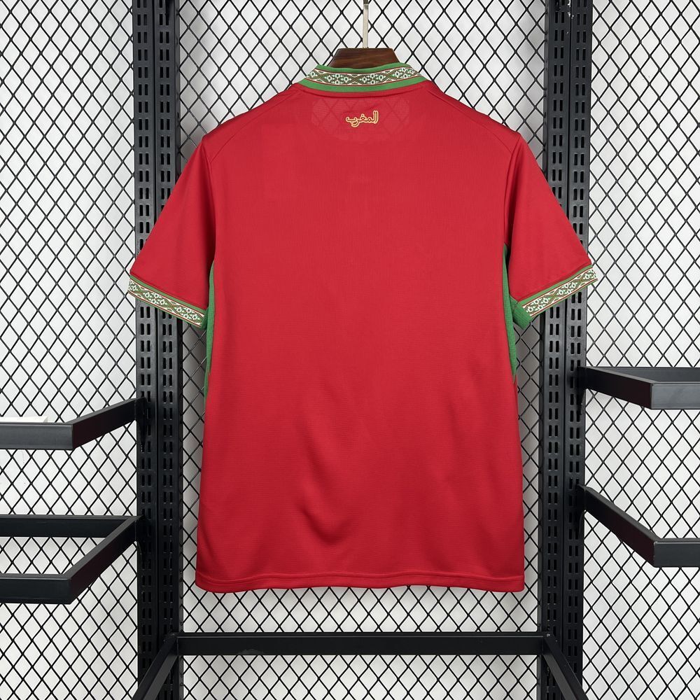 【S~4XL】Morocco 2026 World Cup Home Football Jersey