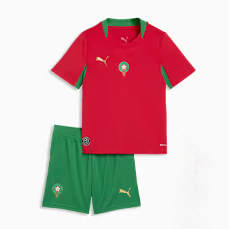 Kids Morocco 2026 Home Football Jersey