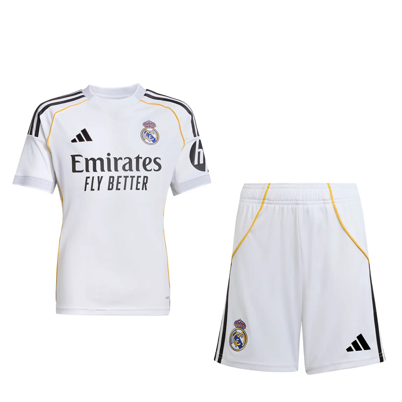 Kids Real Madrid 25/26 Home Football Jersey【Modric 10#】