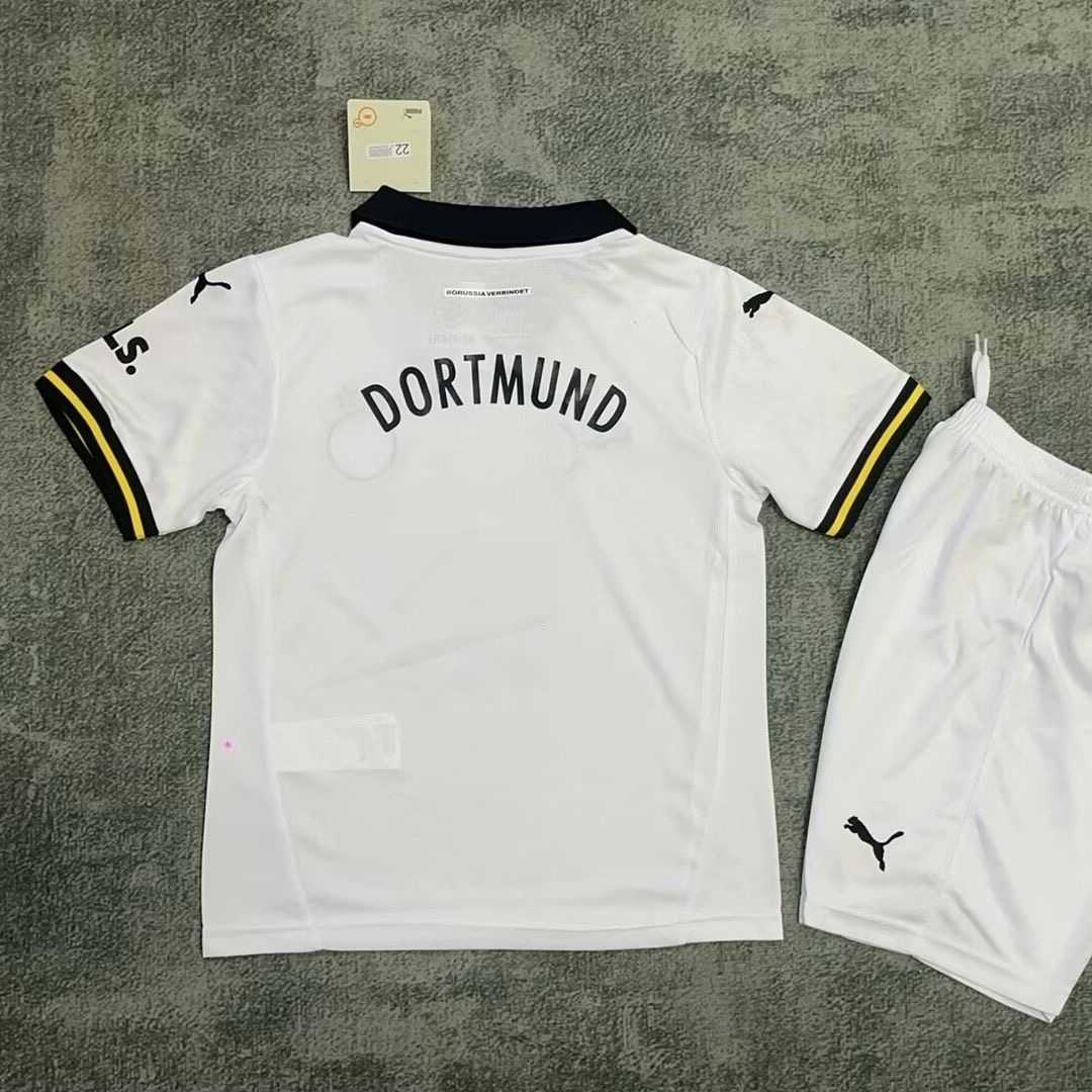 Kids Dortmund 24/25 Third Football Jersey Kit