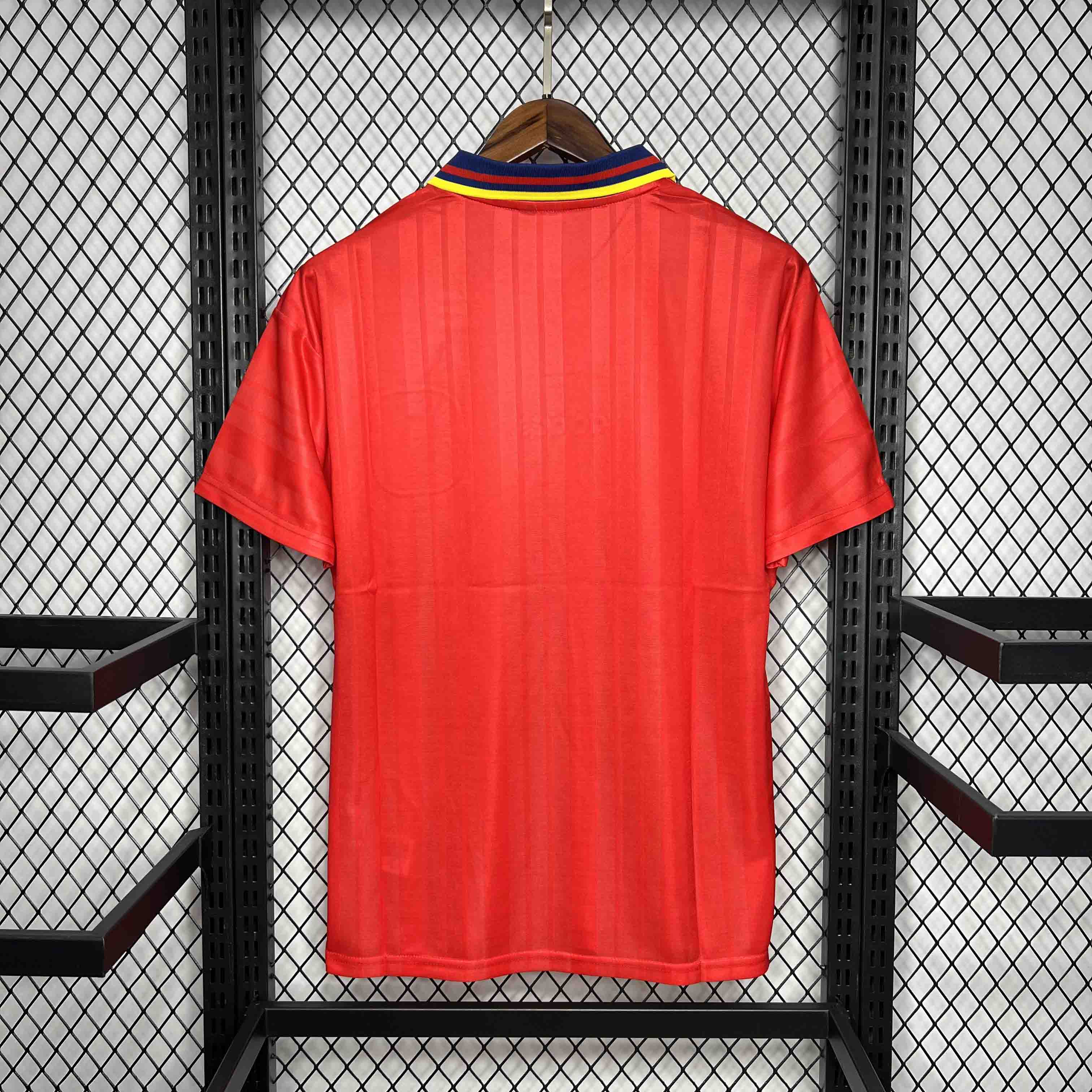 Spain 1994 Retro Home Football Jersey