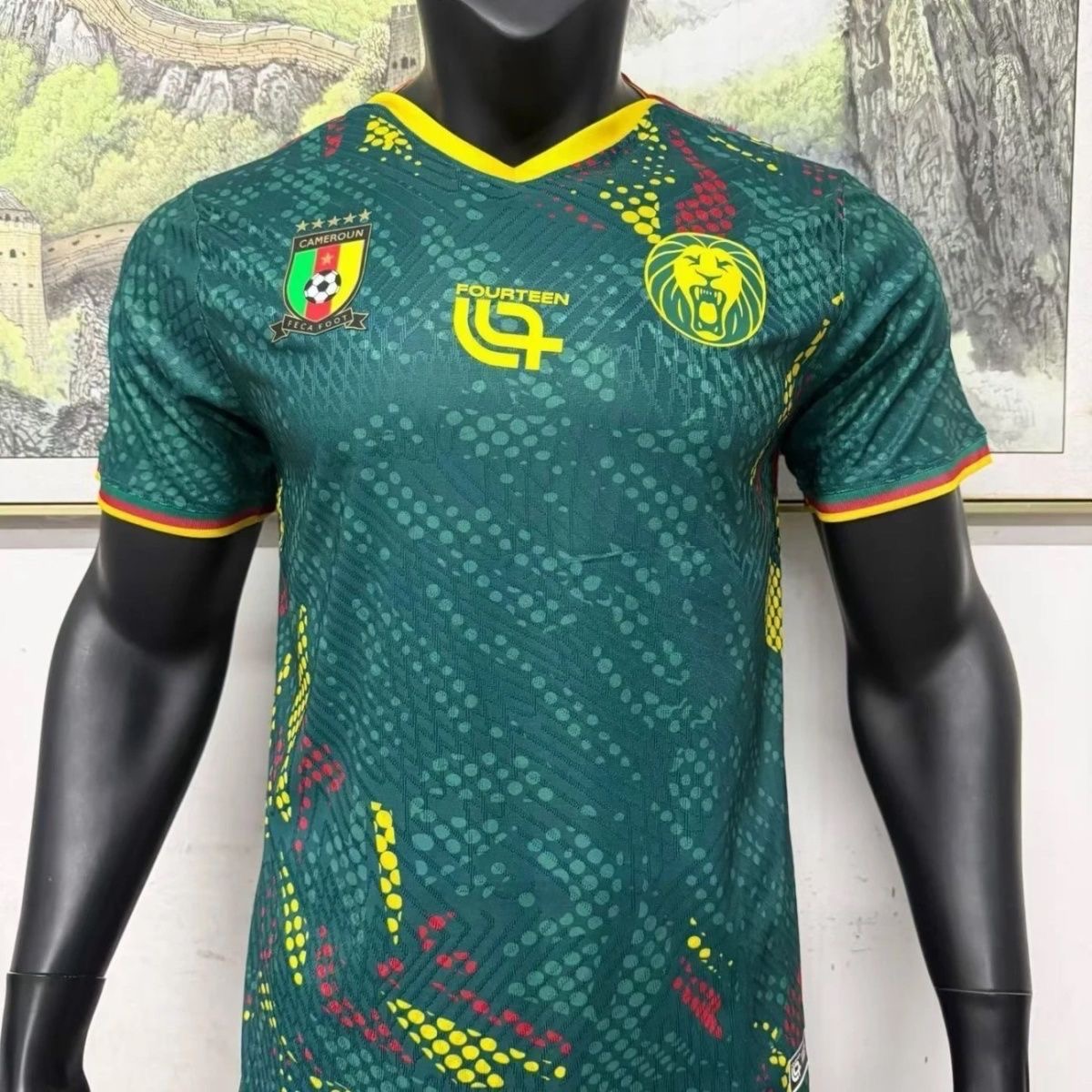 Player Edition-Cameroon 2025 Africa Cup of Nations Home Jersey