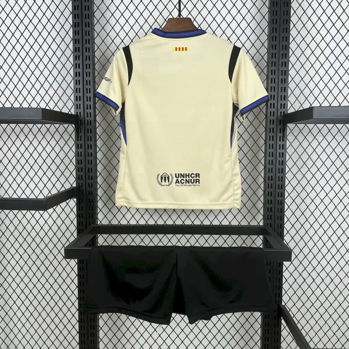 Kids Barcelona 25/26 Away Football Jersey