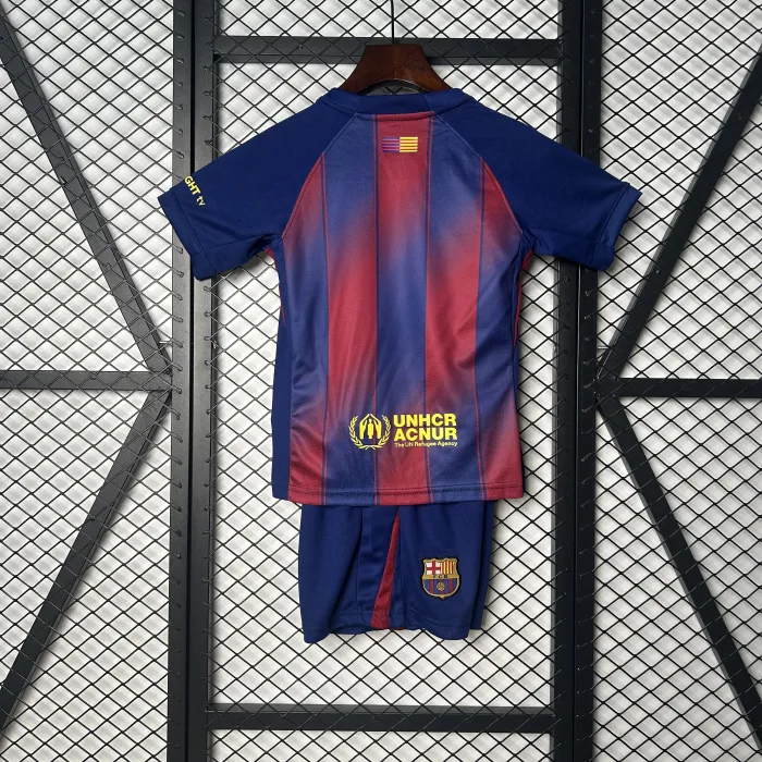 Kids Barcelona 25/26 Home Football Jersey