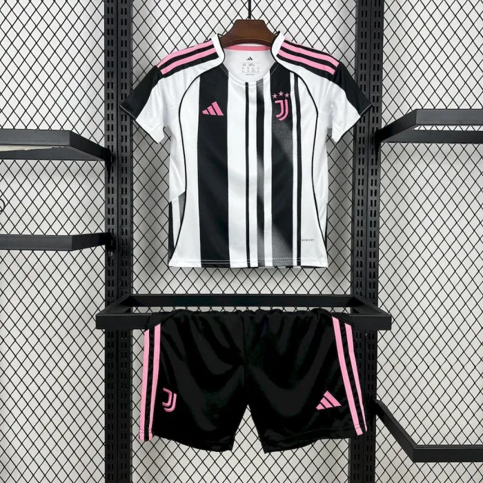 Kids  Juventus 25/26 Home Jersey Football Kit