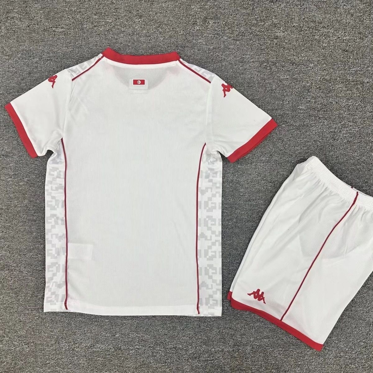 Kids Tunisia 2025 Africa Cup of Nations Away Football Jersey
