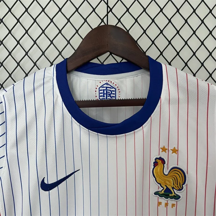 Women France Away Kit 24/25 Euro Cup 2024 Football Jersey