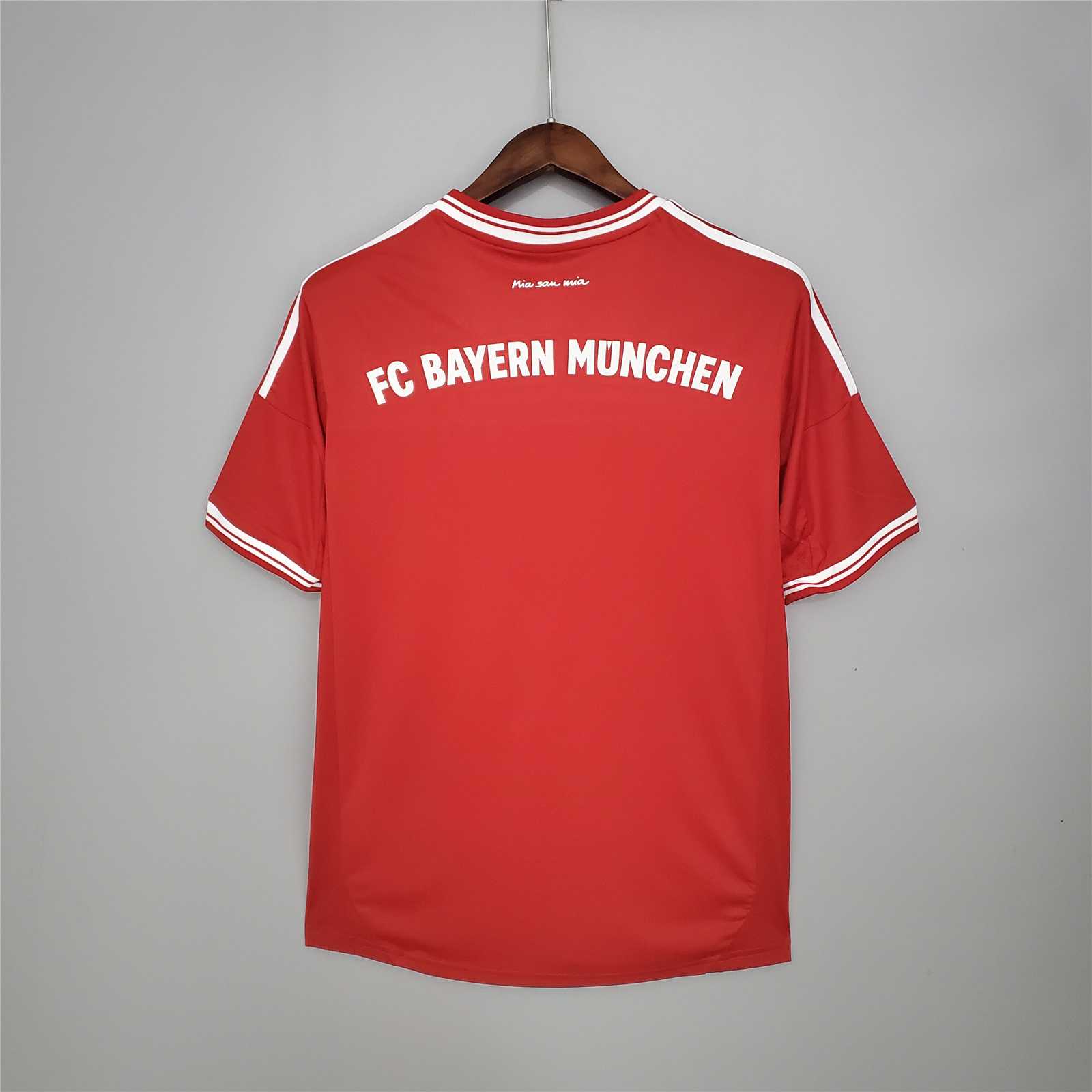 Bayern 2013/2014 Retro Champions League Home Football Jersey