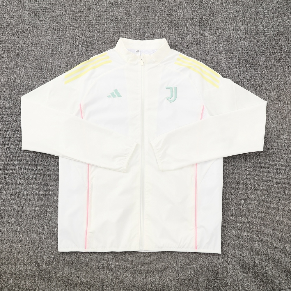 Juventus 25/26 Windbreaker Jacket【White】