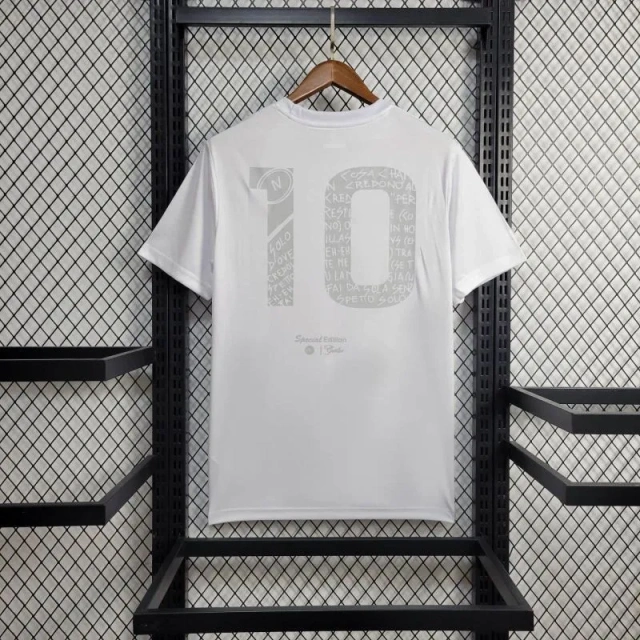 【S~4XL】Napoli x Geolier Special Edition Jersey - White