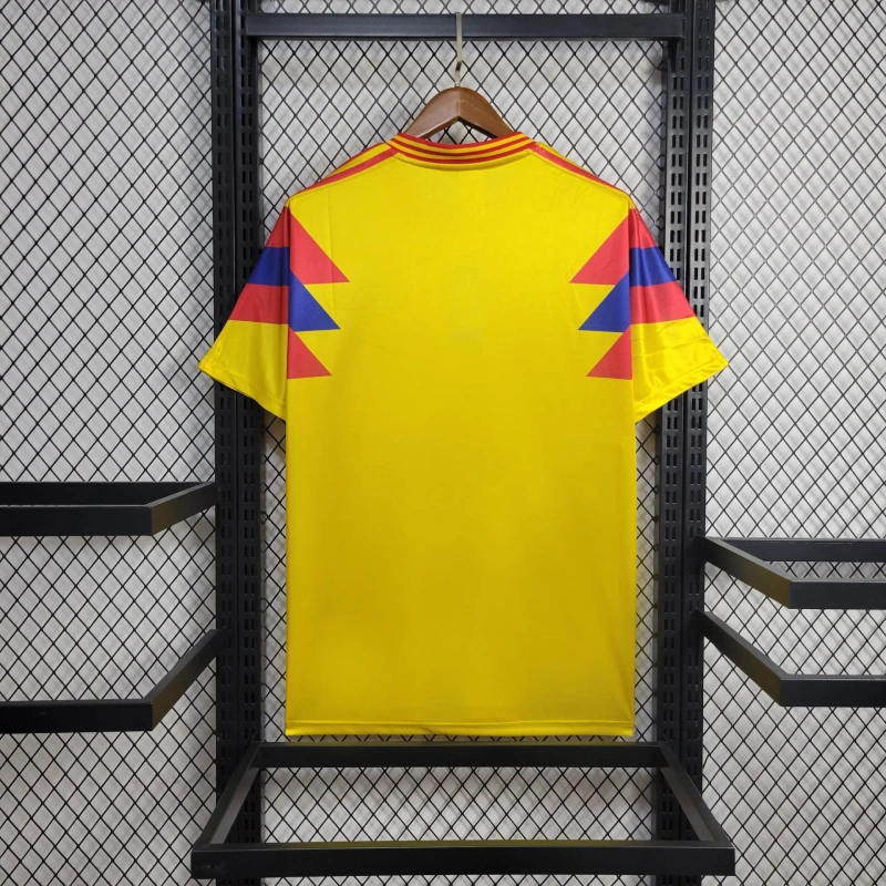 1990 Colombia Home Retro Kit Football