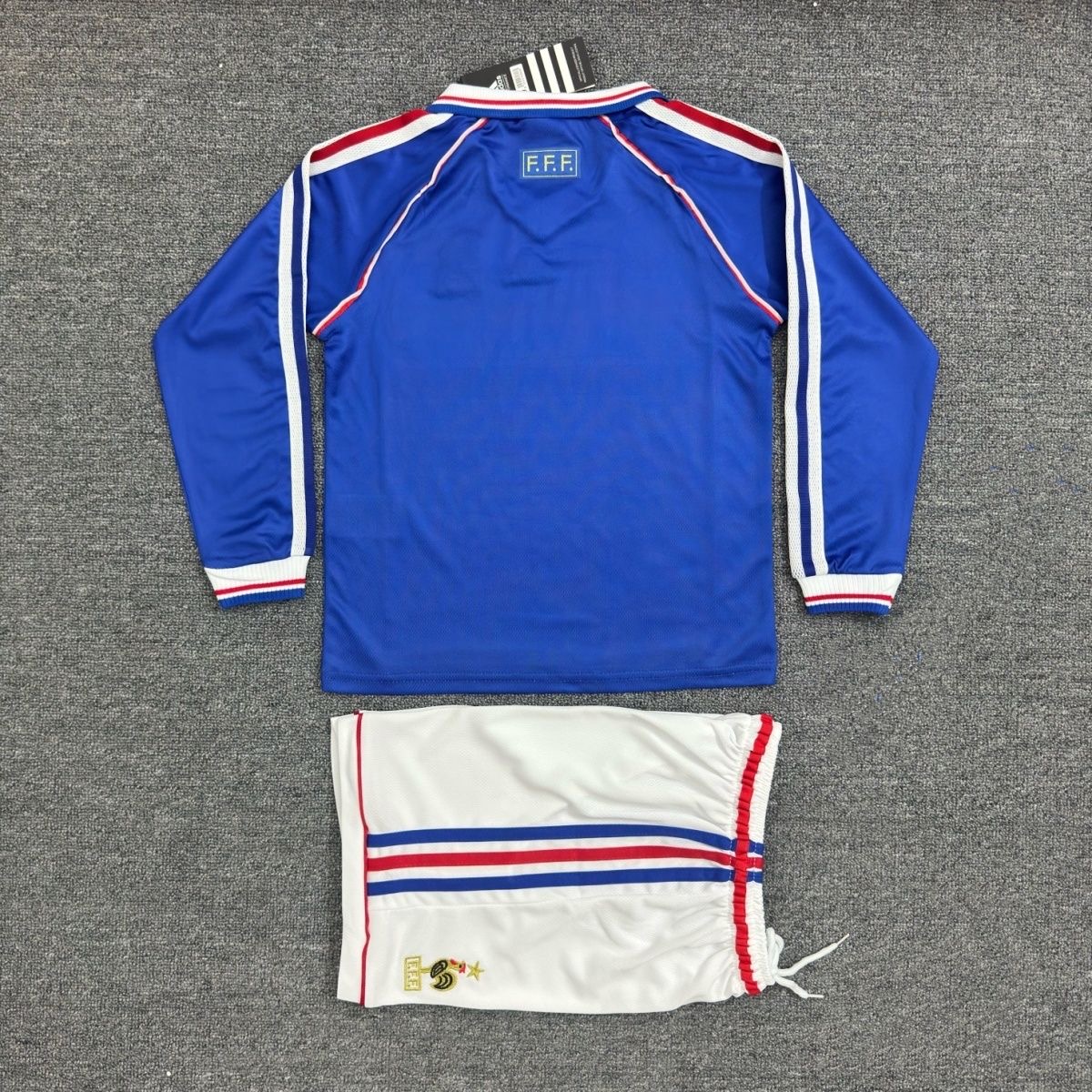 Kids 1998 France Home Jersey