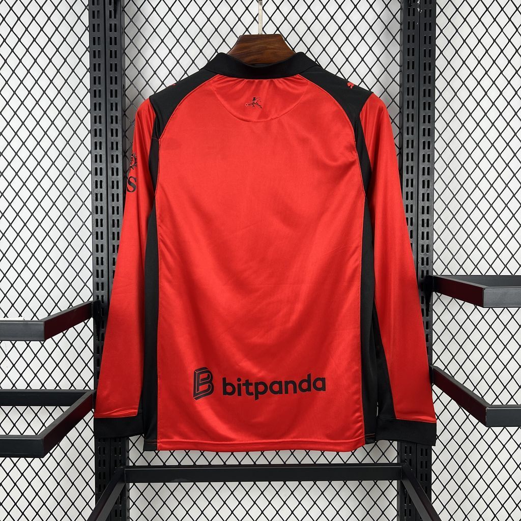 【S~4XL】AC Milan 25/26 Fourth Long-Sleeved Jersey