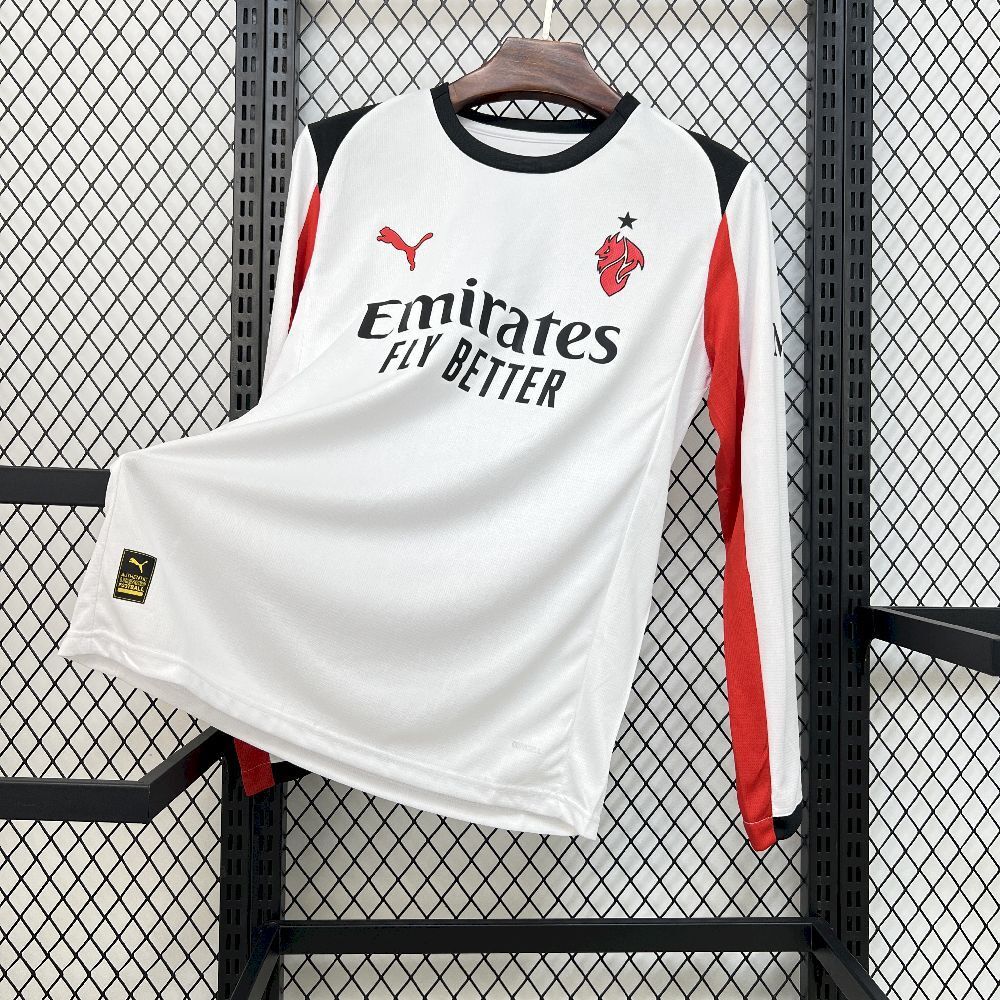 【S~4XL】AC Milan 25/26 Away Long Sleeves Football Jersey