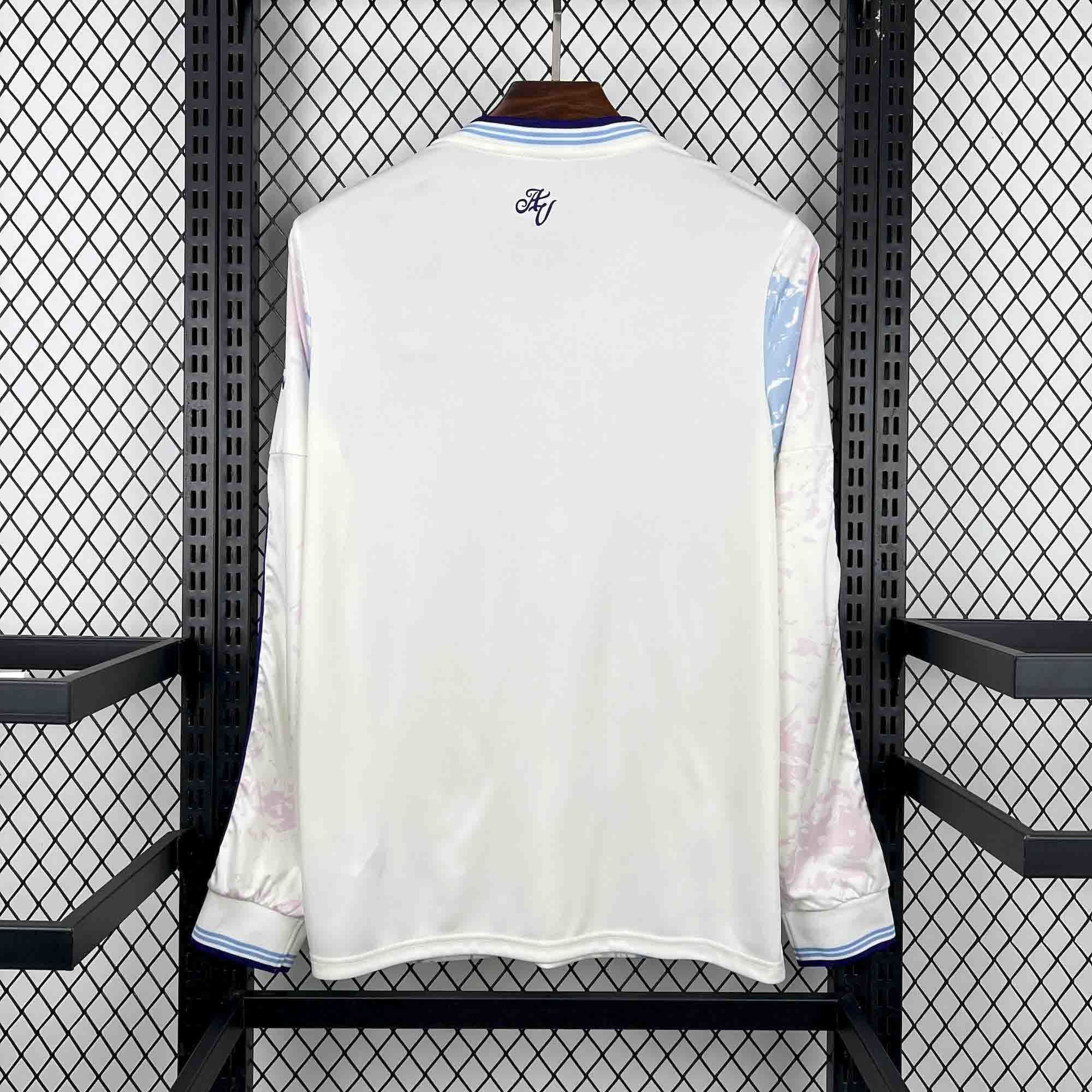 【S~4XL】Aston Villa 25/26 Third Football Long Sleeves Jersey