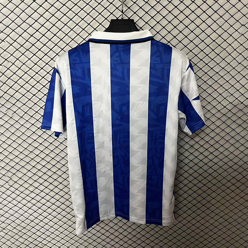 【S~4XL】Sheffield Wednesday 1991 Retro Football Jersey