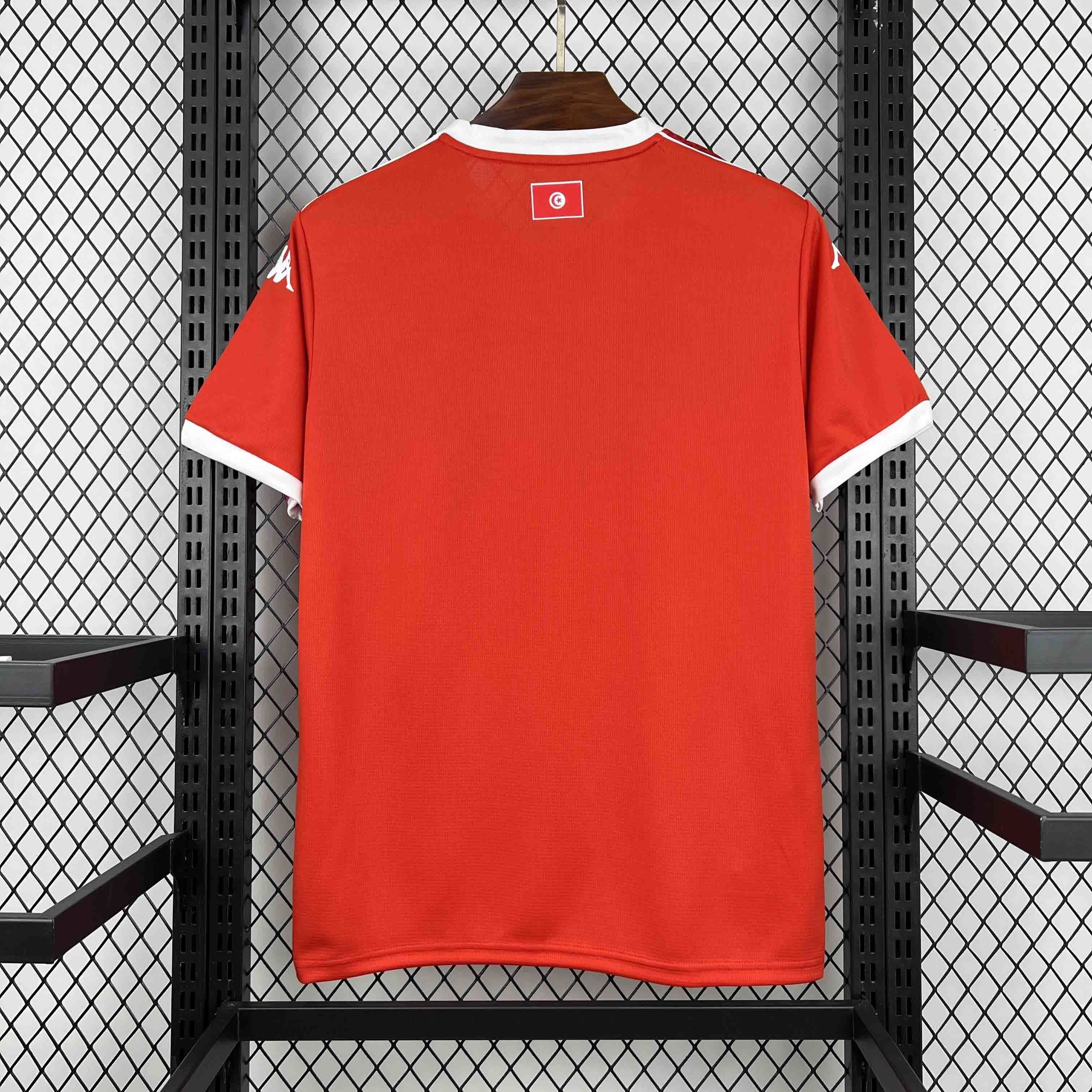 【S~4XL】Tunisia 2025 Africa Cup of Nations Home Football Jersey