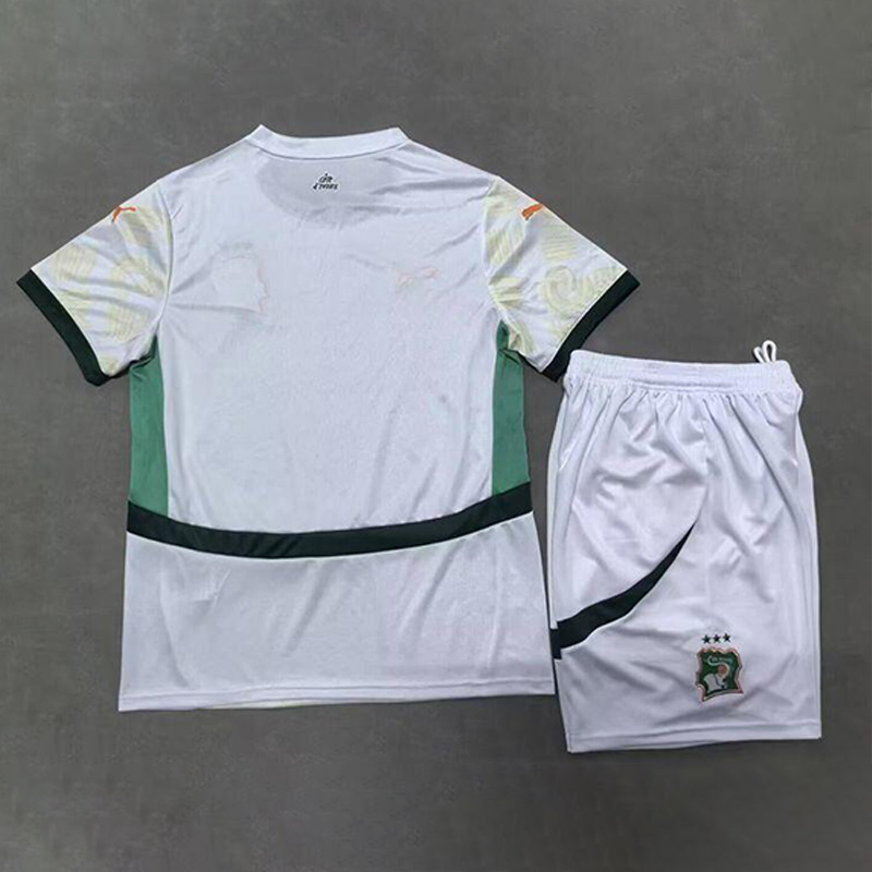 Kids Ivory Coast 24/25 Away Football Jersey