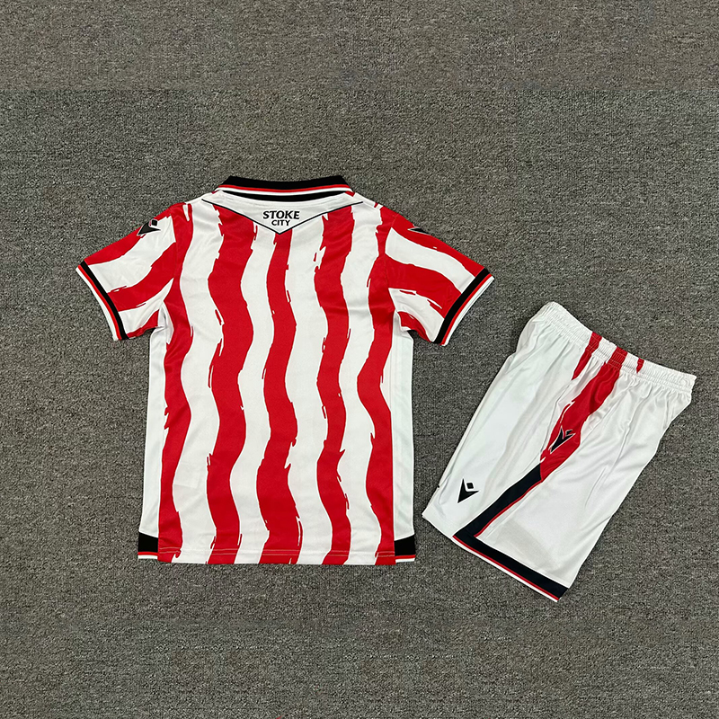 Kids Stoke City 25/26 Home Football Jersey