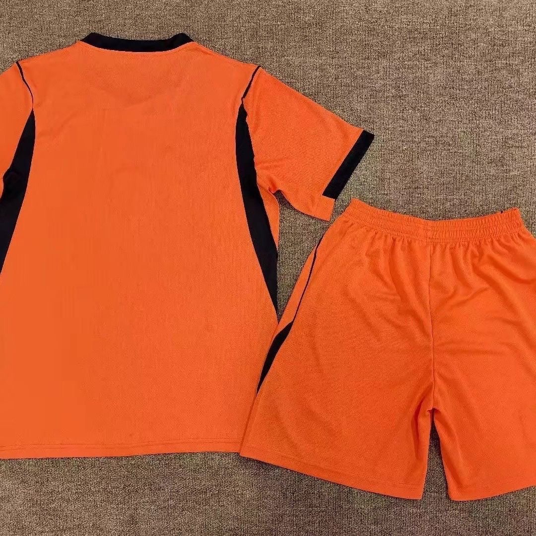 Kids Netherlands 2026 World Cup Home Football Jersey
