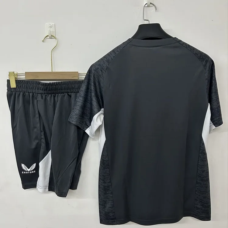Everton 25/26 Grey And Black Training Jersey【Top + Shorts】