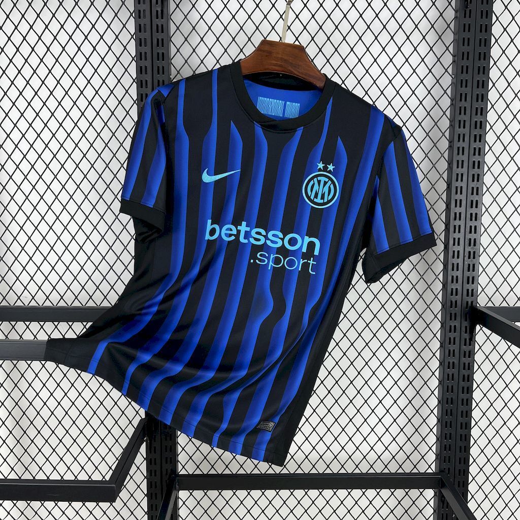 【S~4XL】Inter Milan 25/26 Home Football Jersey（With advertisers）