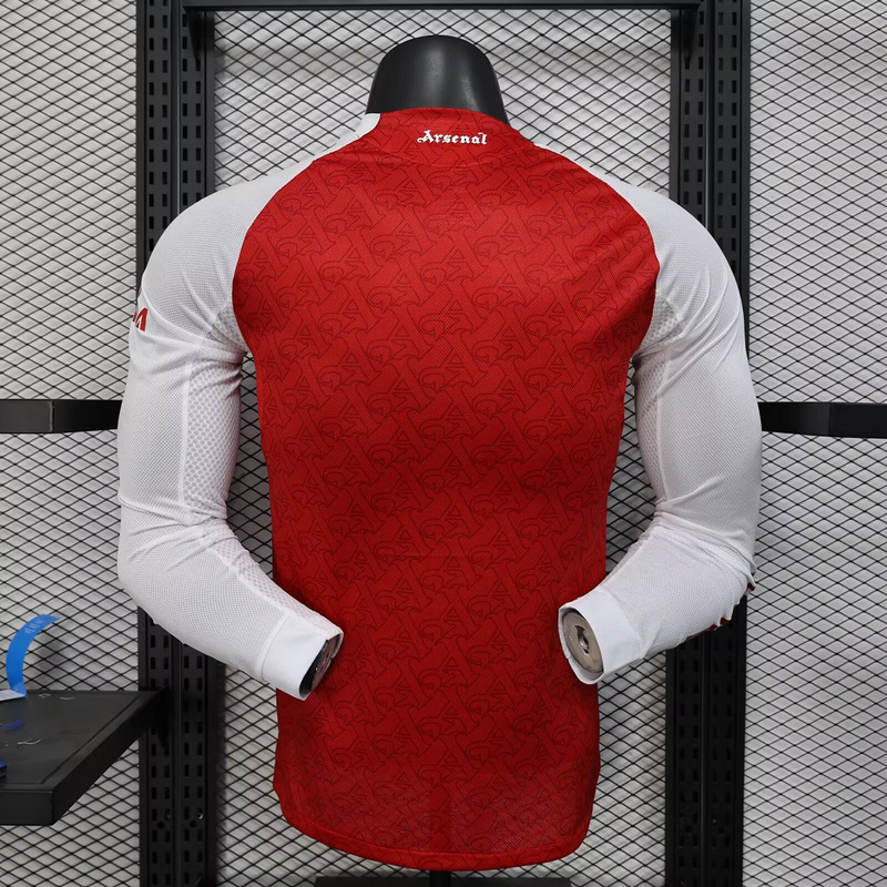 Player Edition - Arsenal 25/26 Home Long Sleeve Football Jersey